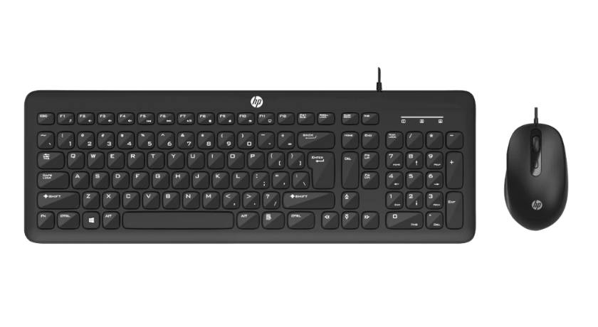 HP Wired Keyboard Mouse Combo